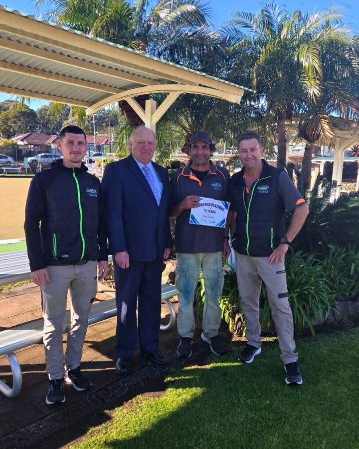 Featured image for “15 Years of Dedication: Celebrating Oak Flats Bowling Club’s Greenkeeper Paul Woods”