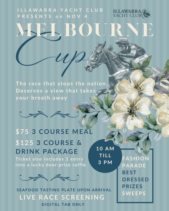 Featured image for “Melbourne Cup 2025 at Illawarra Yacht Club: Lake Views & Stylish Celebrations”