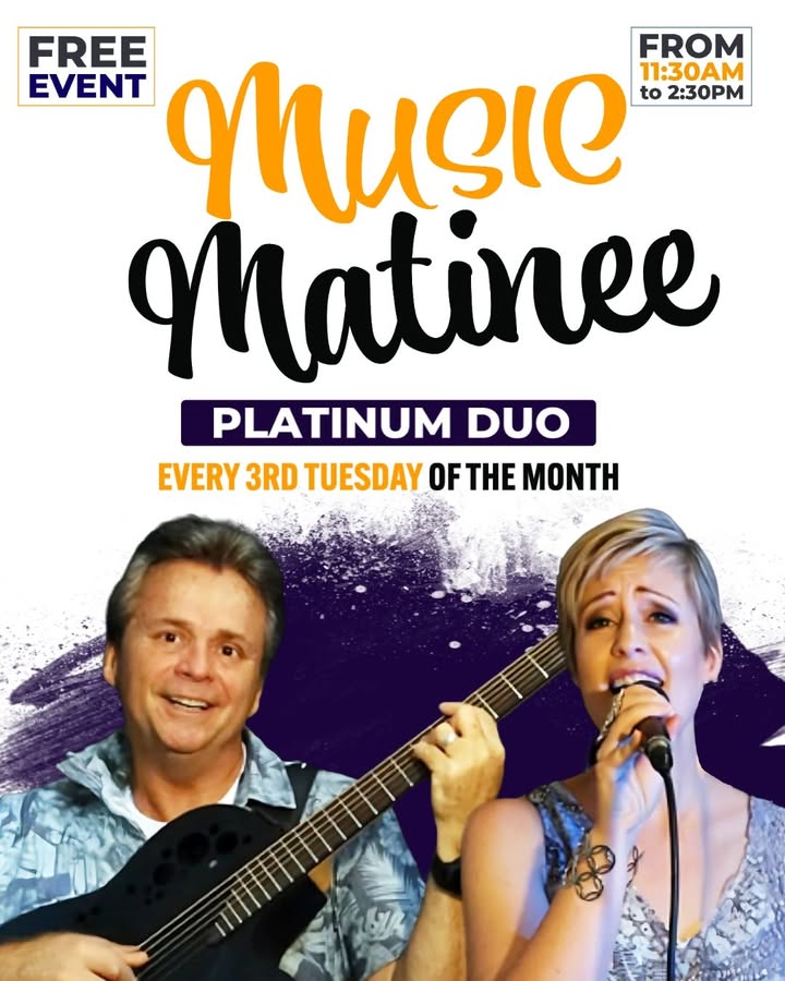 Featured image for “Platinum Duo Music Matinee: Smooth Tunes & Delicious Bites at Illawarra Yacht Club”