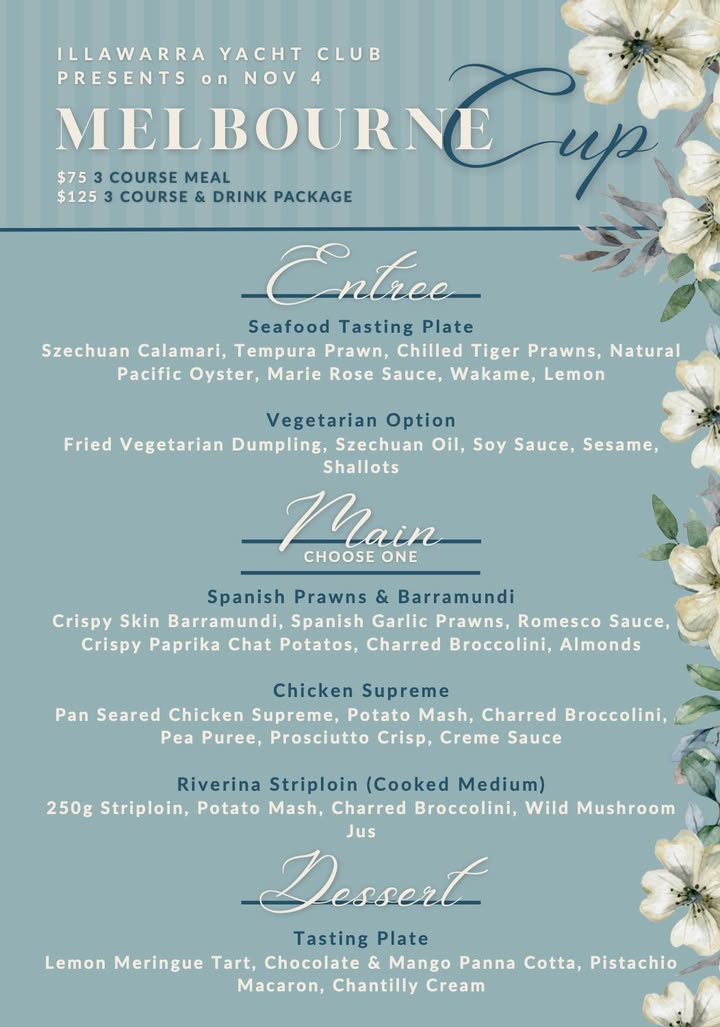 Featured image for “Melbourne Cup Celebration: Stylish Dining at The Yacht Club”